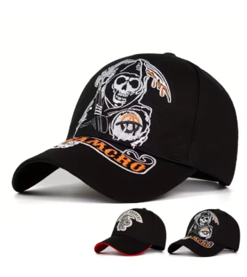 SAMCRO Baseball Cap SOA Sons of Anarchy Skull Embroidery Casual Snapback Hat