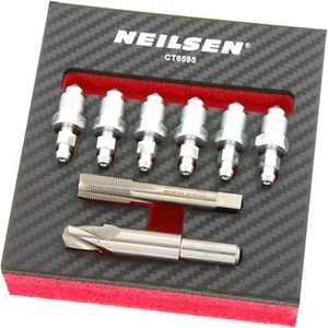 Juego de 8 insertos de reparación de rosca de pezón de purga de pinza de freno Neilsen - Imagen 1 de 3