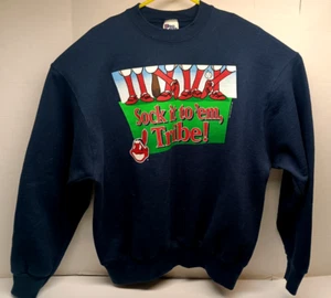 Vintage Cleveland Indians Sweatshirt PRO PLAYER USA MADE 1997 SZ XL EUC - Bild 1 von 3