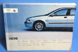 03 2003 Volvo S40/V40 manual del propietario - Imagen 1 de 1