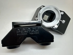 Set Vintage Asahi Pentax Stereo Viewer Set 55mm f1,8 Adapter + Viewer - Bild 1 von 16