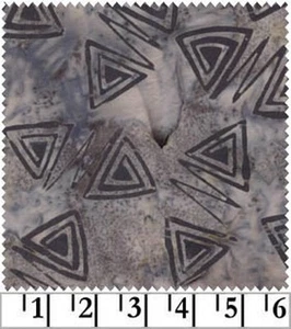 Tela de edredón batik KAHUNA $5 por yarda de Fresh Water Designs ~ manantiales púrpura gris - Imagen 1 de 1