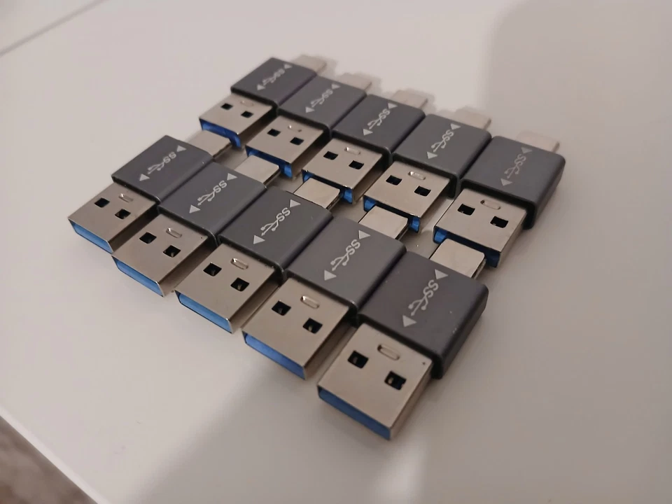 10 Stück Nerdminer Adapter Usb-A auf USB-C male male männlich usb a auf c - Bild 1 von 3