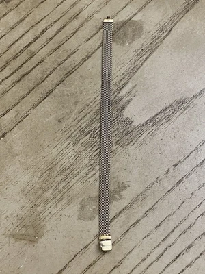 PANDORA GOLD OVER STERLING SILVER Reflexions Mesh LINK Bracelet 6.5” - Image 1 of 3