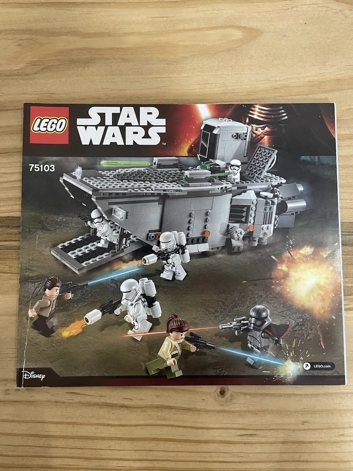 LEGO Star Wars: First Order Transporter (75103) Instruction Manual Only - Image 1 of 1