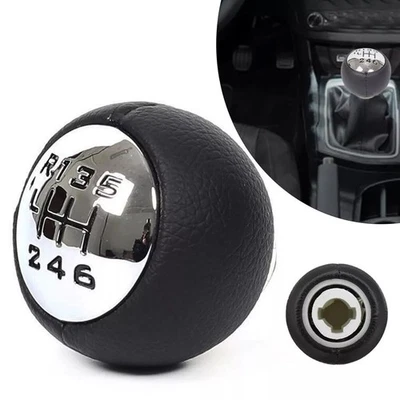 6-Speed Shift Knob Gear Lever Shift Knob Sleek Design Easy Installation - Image 1 of 4