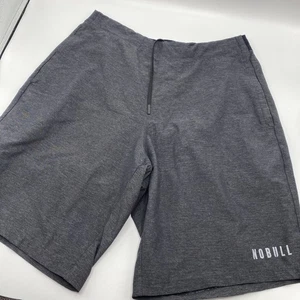 NOBULL leichte Strickshorts Herren meliert grau Training Lifting Active Medium - Bild 1 von 7