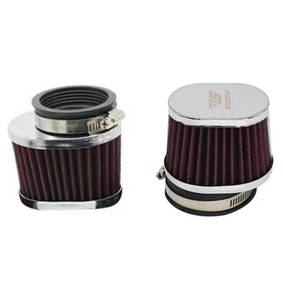 1 Pair Carburetor Intake Air Filter Pods 55mm Cleaner For Motorcycle Dirt Bike - Image 1 of 4