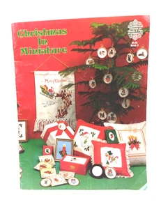 Weihnachten in Miniatur Kreuzstich Muster Buch 5 Designs von Gloria und Pat - Bild 1 von 14