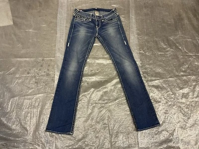 Women’s True Religion Blue Jeans With White Stitching Size 29 - Image 1 of 4
