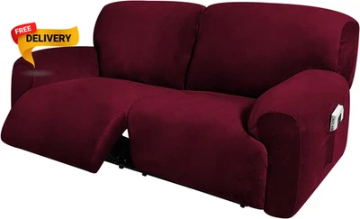 Extra Wide 75" 100 Reclining 2 Seater Sofa Cover Reclining Love Seat Cover Only - Image 1 of 4