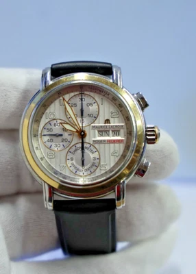 Maurice Lacroix Roger Federer Men's Masterpiece Chronograph MP6128 Swiss Watch - Image 1 of 4
