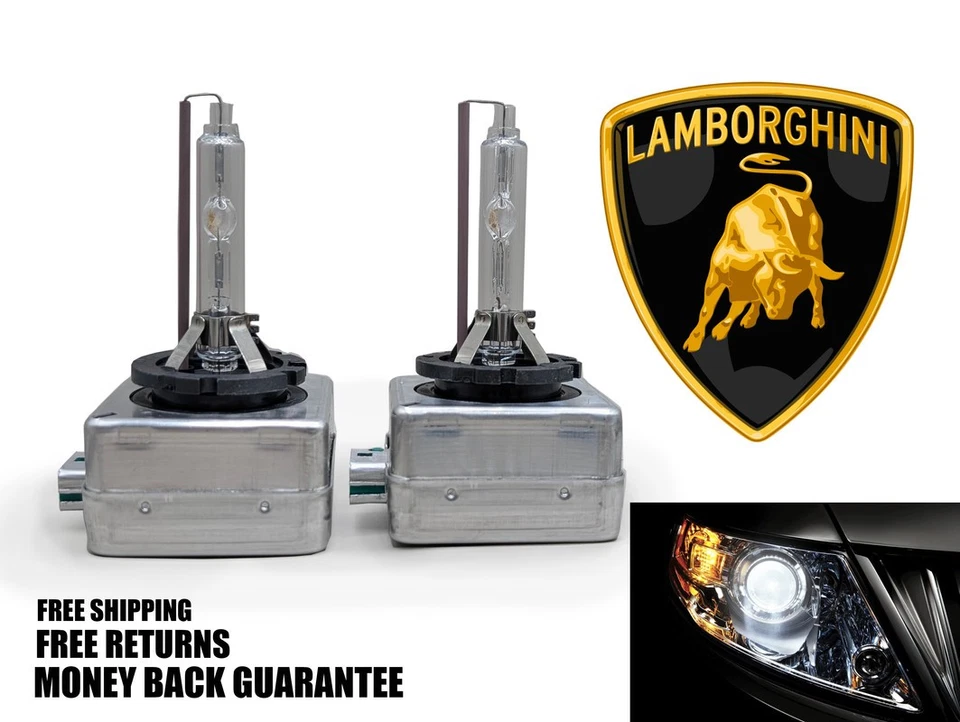 Bombilla de faro de xenón HID blanco diamante 6000K para Lamborghini Gallardo 2009-2014 Foto 1 de 1