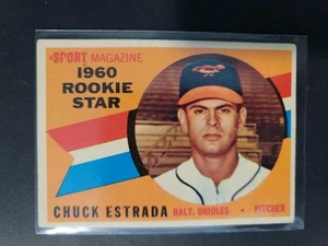 1960 Topps #126 Chuck Estrada ottime condizioni - Foto 1 di 2