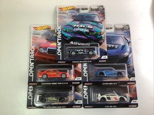 Hot Wheels OPEN TRACK Car Culture Premium Real Riders - Juego de 5 - Imagen 1 de 7