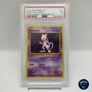 Pokémon • Mewtwo 51/108 • PSA • HOLO • Cracked Ice XY • Evolution • Mewtu - Bild 1 von 2