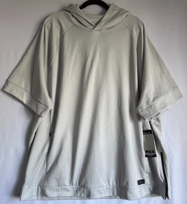 MSX Michael Strahan Hoodie Men  4XL Gray Short Sleeve Quick Dri Ultra Fleece - Image 1 of 4