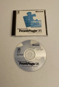 Microsoft FrontPage 98 with CD Key Jewel Case - Picture 1 of 1