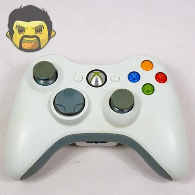 Microsoft Xbox 360 Controller Wireless OEM White Genuine and Tested SHIPS FAST - Image 1 of 4
