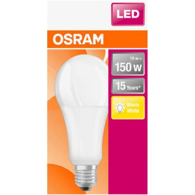 OSRAM 4058075245976 LED STAR CLASSIC A 19W 827 Frosted E27 Bulb - Image 1 of 2