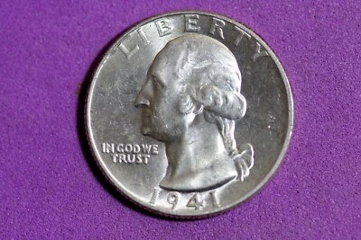 ESTATE FIND 1941 Washington Quarter #M14769 - Image 1 of 2