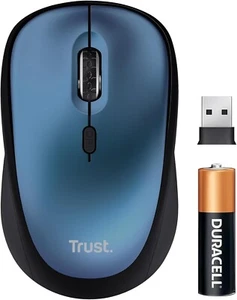 Trust Yvi+ Silent Wireless Mouse with Sustainable Design, 800-1600 DPI, for Left - Foto 1 di 10