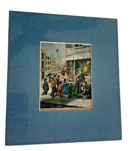 Early Kimmel Foster Lithograph Street Scene Paper Ephemera Museum New York City - Picture 1 of 6