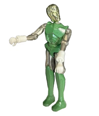 De colección 1976 Takara Mego Super Acero 22X Micronautas Guerrero Galáctico Verde Cabeza Dorada Foto 1 de 4