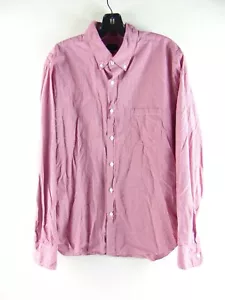 J Crew Red Checkered Long Sleeve Button Down Cotton Shirt XL - Picture 1 of 8