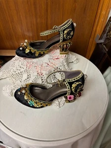 FASHION WOMEN RHINESTONE FLOWER/RHINESTONE PARTY HIGH HEEL SHOES - Picture 1 of 8