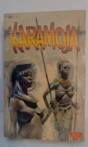 KARAMOJA (VHS 60min 1985) BIG BOX RELEASE BY V.C.R. , INC "RARE ARTWORK COVER" - Picture 1 of 7