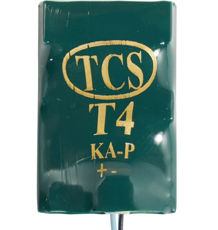 TCS T4X ~ HO Scale DCC Motor Decoder ~ 4 Function ~ 9-pin JST & KA Plug ~ 1024 - Image 1 of 1
