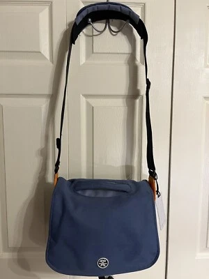 Bolsa para câmera Crumpler azul e laranja 11 X7 compartimento ajustável, almofadas - Imagem 1 de 4