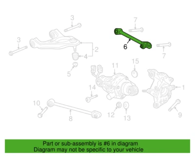 Honda 52350-TZ3-A00 Rear Lower Control Arm for 15-20 Acura TLX Foto 1 de 2