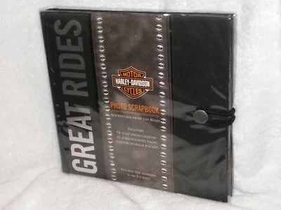 2003 Harley Davidson Great Rides Photo Scrapbook  52 4x6 photo sleeves 26 pages — 第 1/4 张图片