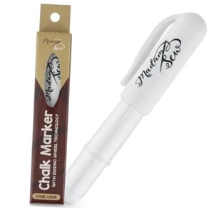 Fabric Chalk Markers for Sewing & Quilting | Refillable Tailors Chalk White - Picture 1 of 7