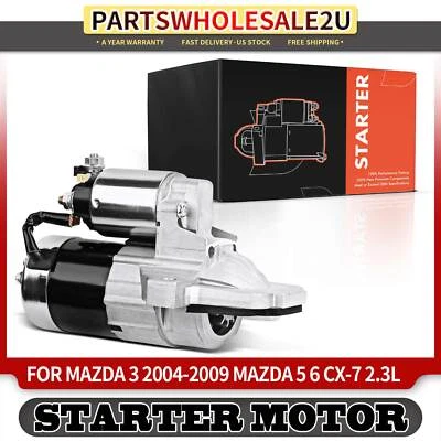 Nuevo motor de arranque para Mazda 3 2004-2009 5 6 CX-7 L4 2,3 L 1,4 KW 12 voltios CW 11T Foto 1 de 4