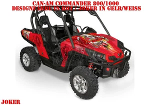 KIT GRÁFICO DE DECORACIÓN INVISION UTV CAN-AM COMMANDER, MAVERICK JOKER B - Imagen 1 de 12