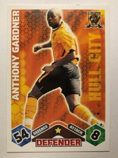 Match Attax 2009/10 Premier League trading card Anthony Gardner Hull City