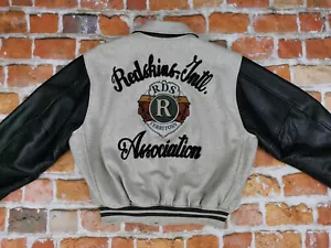 Redskins Vintage Leather College Jacket Association RDS Territory Gr: L Tip Top - Picture 1 of 11