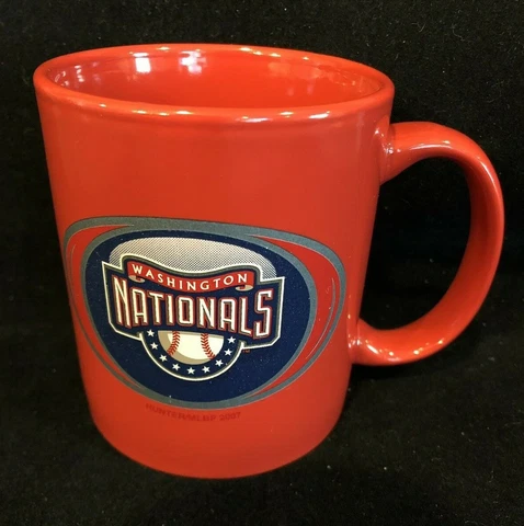 Washington Nationals Coffee Mug/Cup MLBP Red 2007 Hunter M Ware China Cover