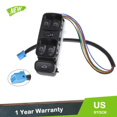 Interruptor de ventana de puerta principal eléctrico para Mercedes-Benz W209 CLK320 CLK500 2003-2009 Foto 1 de 4
