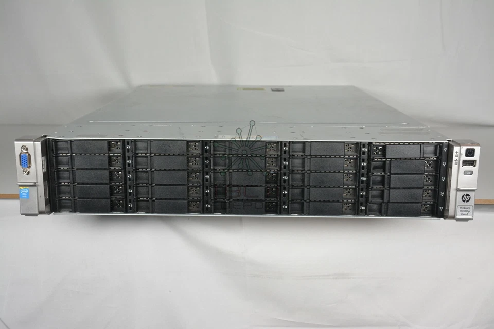 HP HPe DL380P Gen8 Server E5-2680 V2 2.80GHz 20-CORE 256GB 12X1.2TB SAS 25Bay 2P - Image 1 of 3