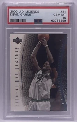 2000 Upper Deck Legends #21 Kevin Garnett PSA 10 SHARP - Image 1 of 2