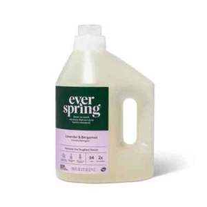 Lavender & Bergamot Liquid Laundry Detergent - 100 fl oz - Everspring™ - Picture 1 of 3