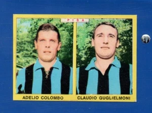 FIGURINA CALCIATORI PANINI 1966 67 COLOMBO GUGLIELMONI VALIDA REC/REMOVED - Picture 1 of 2