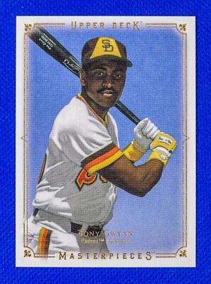 Tony Gwynn #75 (2008 UD Masterpieces) Baseball Card, San Diego Padres, HOF - Image 1 of 2