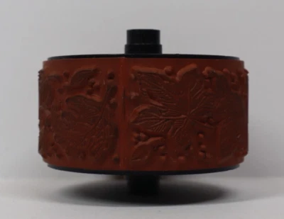 Estampación de HOJAS GIRATORIAS Estampación de Goma Alrededor de 1" Rueda Otoño Floral Otoño Foto 1 de 3