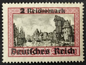 Deutsch Reich 1939, German Danzig, Mi#729, MH OG VF lozenges wmk - Picture 1 of 3