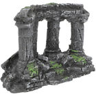  Roman Column Decoration Resin Fish Tank Castle Ornament Hideout Rocks